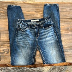 BKE jeans women’s size 27/31 1/2 mid rise straight slim fit